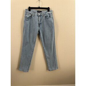 Abercrombie & Fitch Mens Athletic Straight Jeans Light Wash Mid Rise 31W 32L